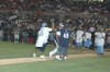 Gary Moore runs to home plate