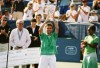 Clement With Winners' Trophy 